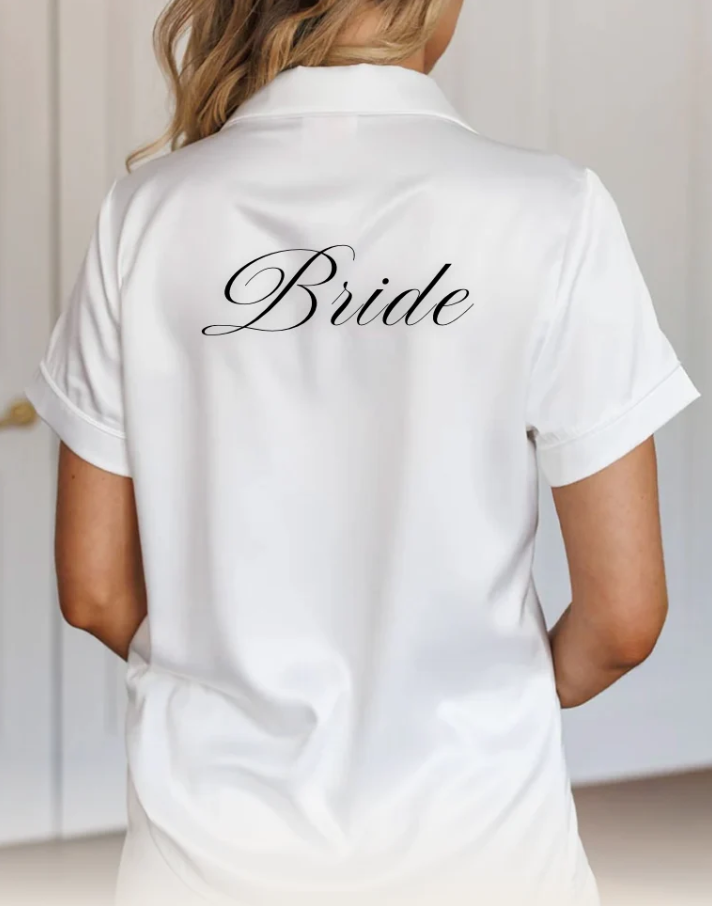 Bridesmaid Sleep Wear White